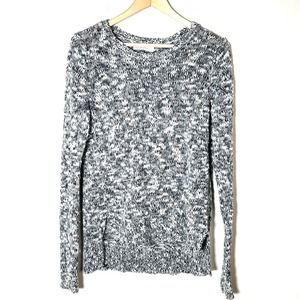 Abercrombie & Fitch black, gray and white sweater size large L